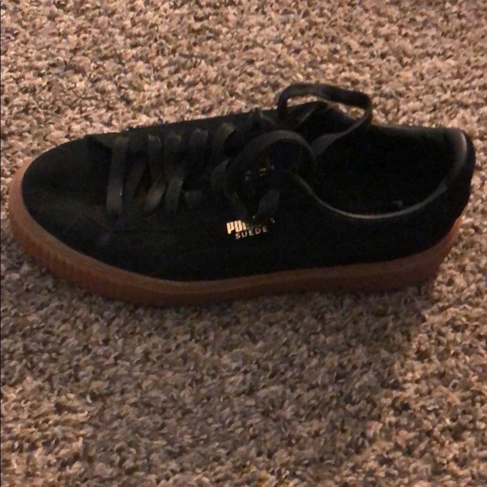 Puma Black Platform Sneakers